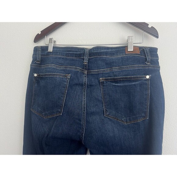 Judy Blue Jeans Womens 15 32 Blue Mid Rise Regular Straight Fit 32X29 Stretch - Picture 4 of 8